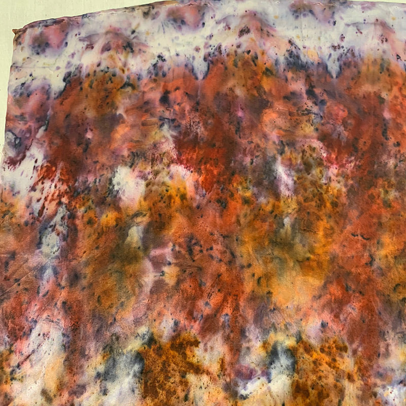 Silk Bandana / Altar Cloth - Fire Opal
