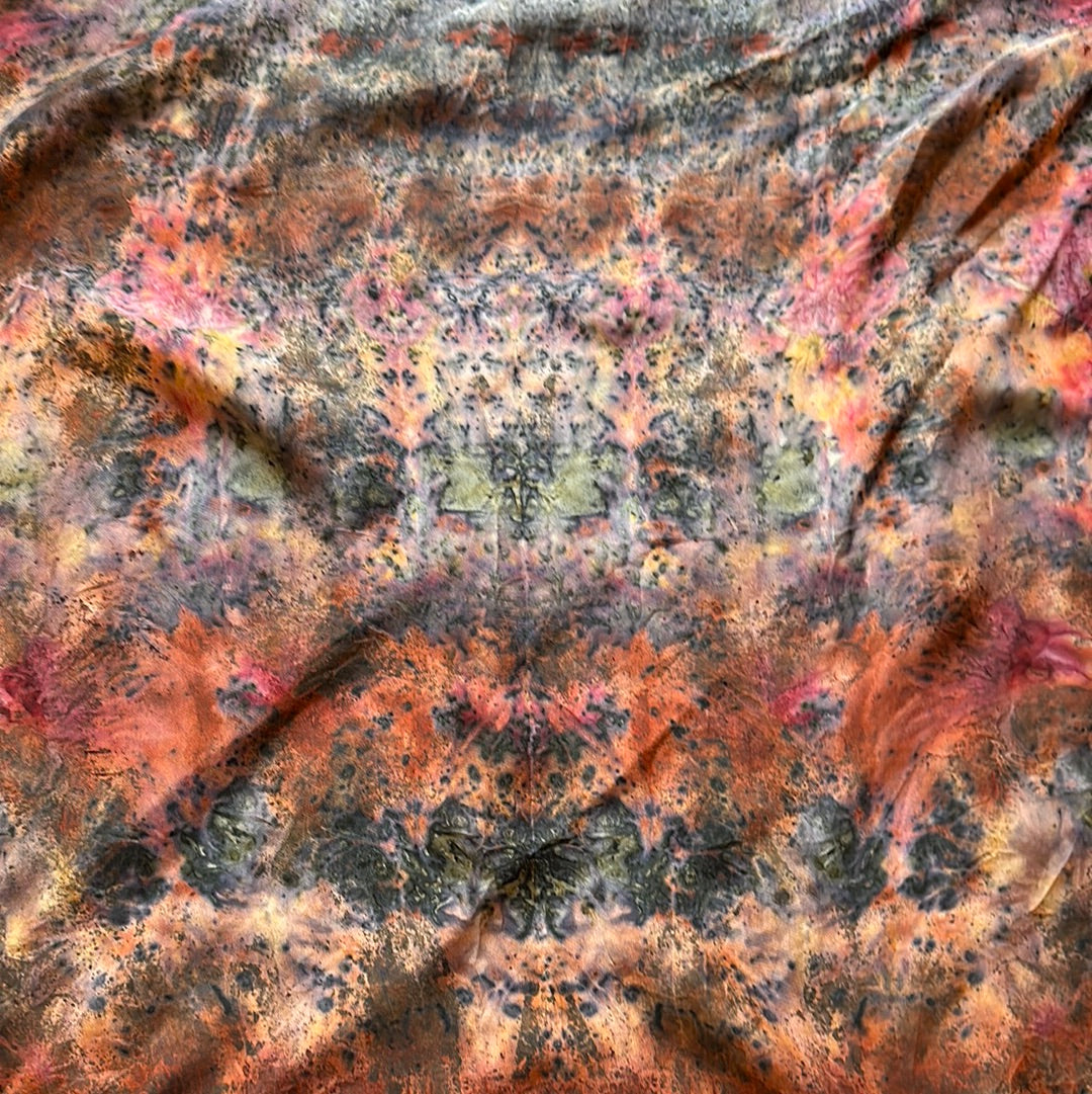 Silk Bandana / altar cloth- Fire Spirit