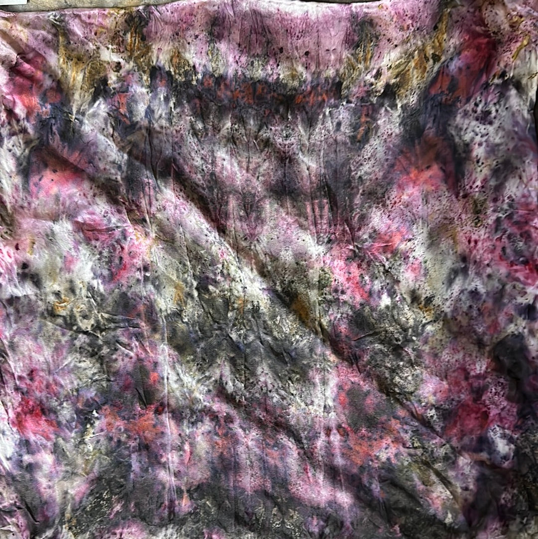 Silk bandana / altar cloth- forest romance