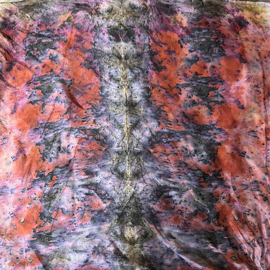 Silk bandana / altar cloth- Owl