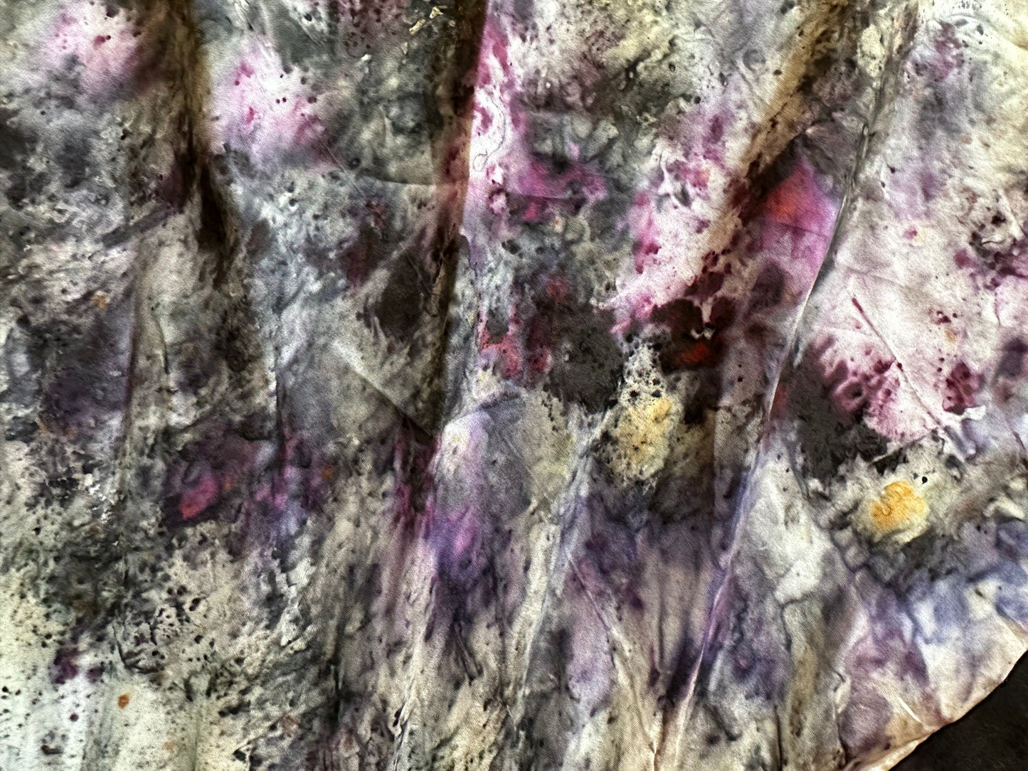 Silk bandana / altar cloth- delta of stingray