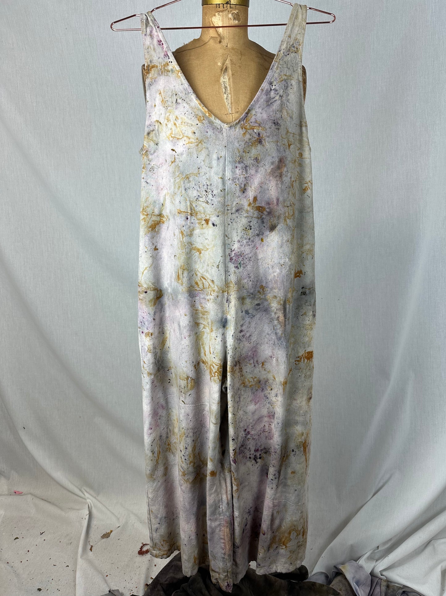 Raw Silk Jumpsuit -Expand