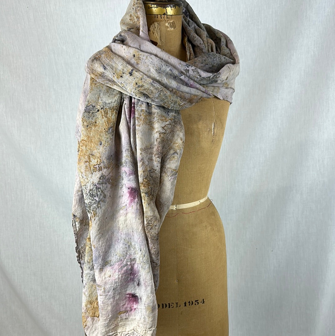 Organic cotton medicine shawl - council of the moon