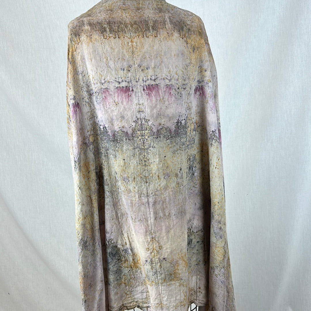 Organic cotton medicine shawl - council of the moon