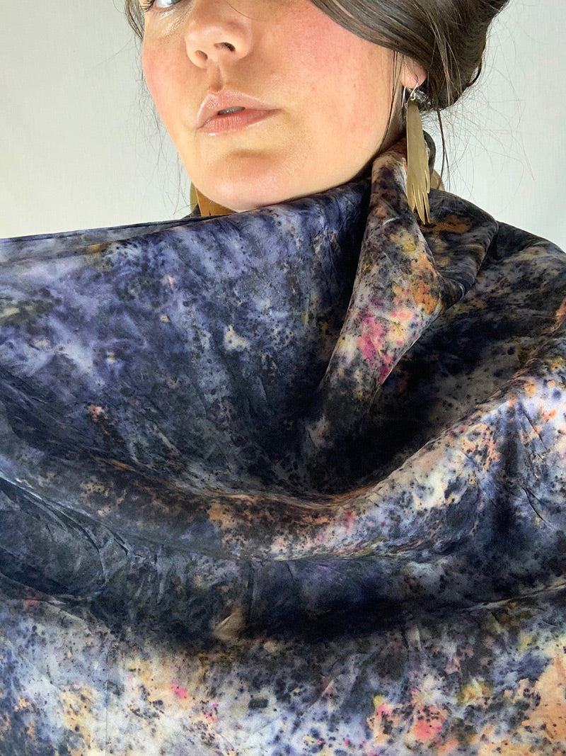 Plant Magick Large Silk Shawl –Inner Eyes