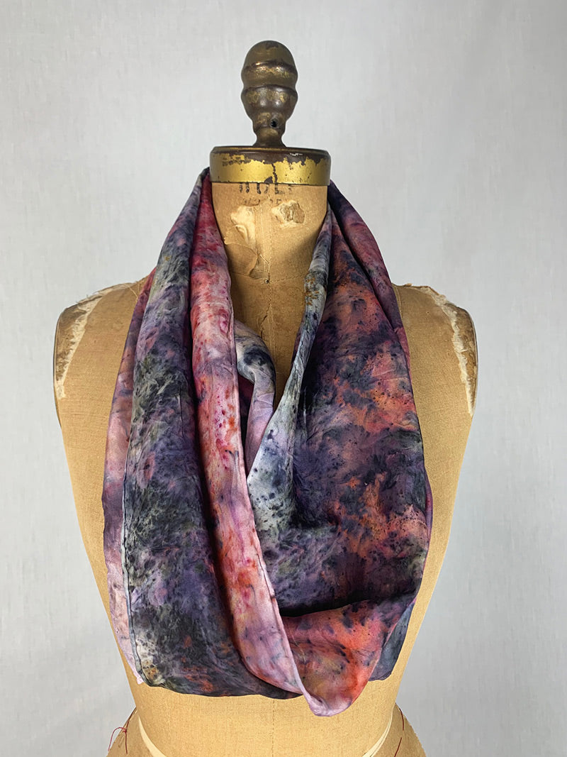 plant Infused Silk Scarf - Light Tracker