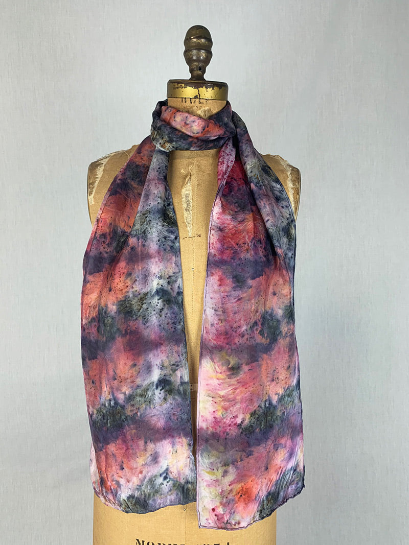 plant Infused Silk Scarf - Light Tracker