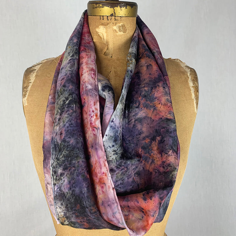 plant Infused Silk Scarf - Light Tracker