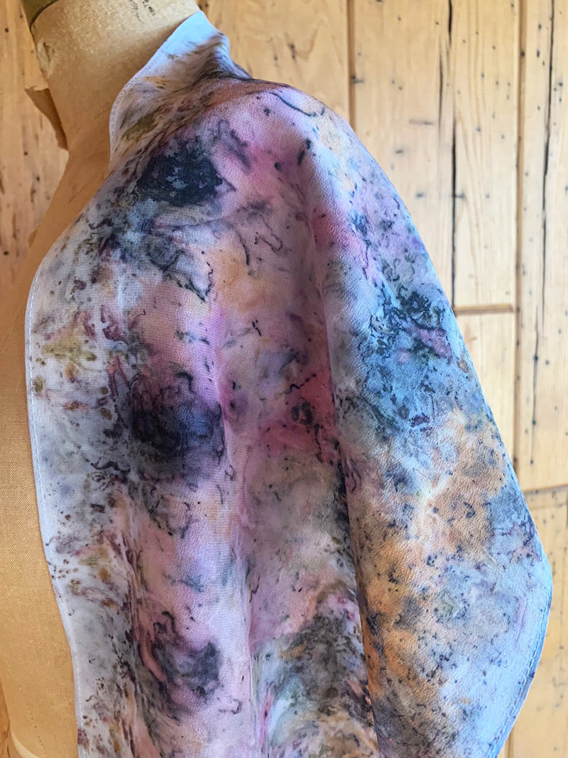 Plant Infused Silk Scarf - Shedding