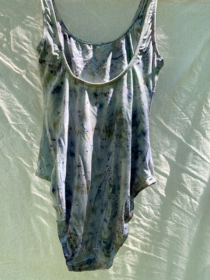 Botanically Dyed Body Suit - Mermaid (Size M)