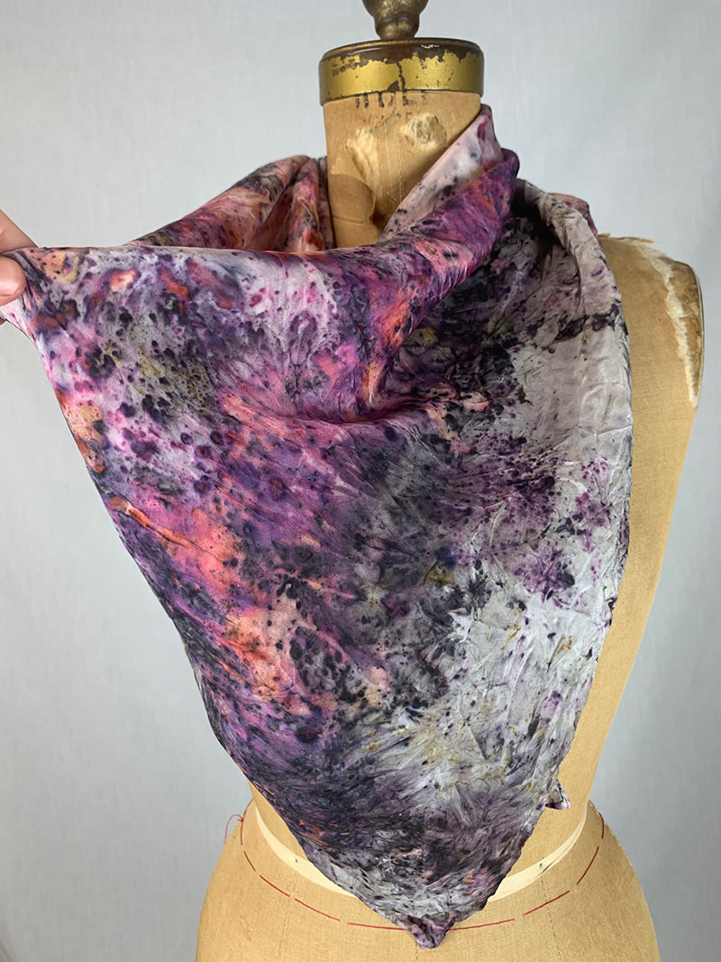 Botanically Dyed Silk - Nephele (Nebula Goddess)