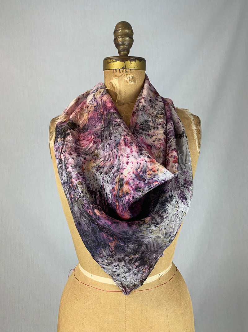 Botanically Dyed Silk - Nephele (Nebula Goddess)