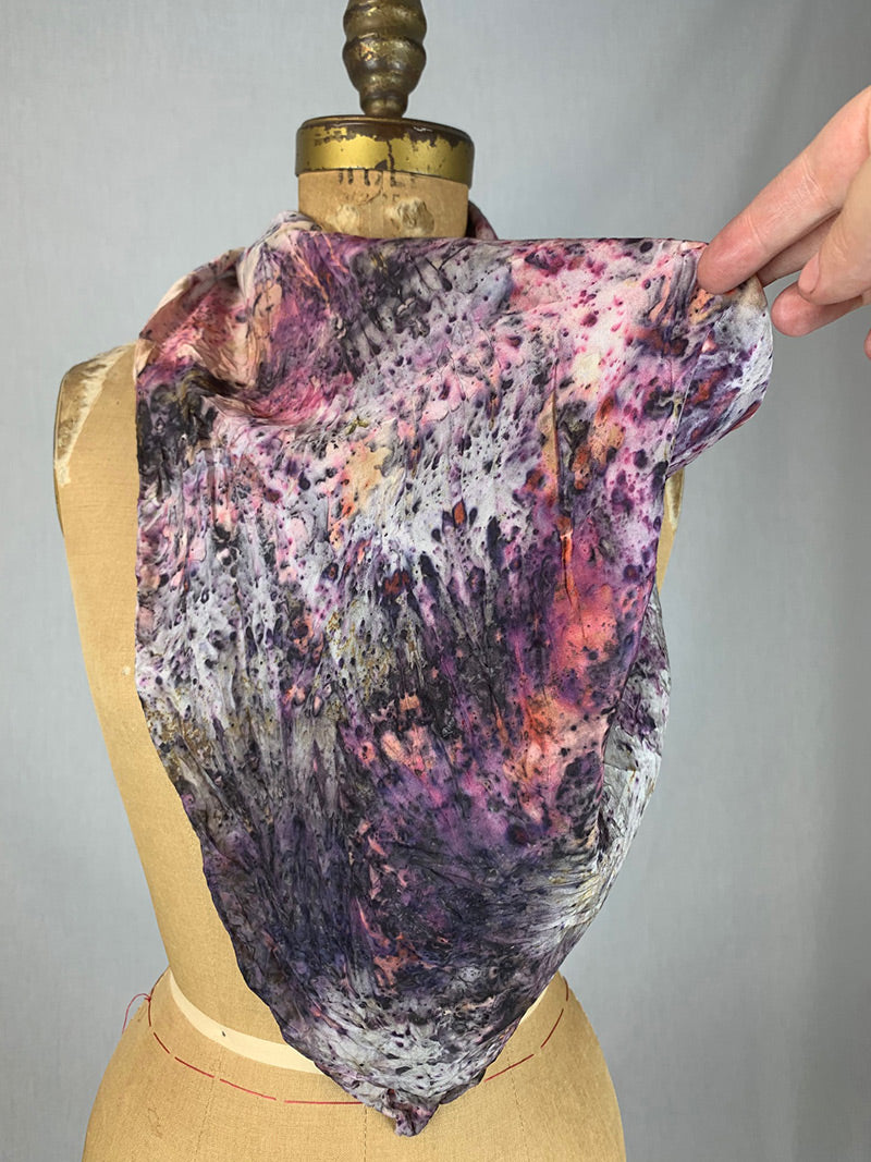 Botanically Dyed Silk - Nephele (Nebula Goddess)