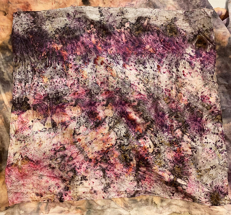 Botanically Dyed Silk - Nephele (Nebula Goddess)