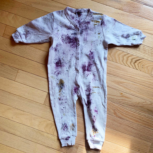 Plant dyed baby jumper 12 months