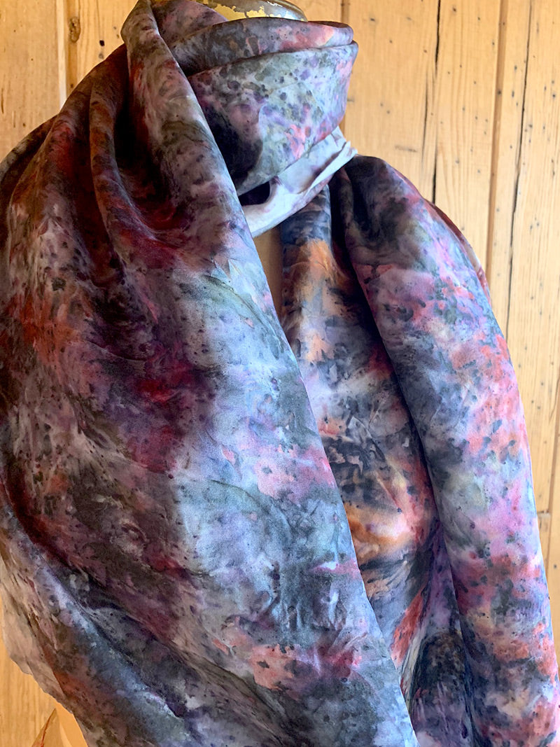 Silk Medicine Shawl - Fire Tender