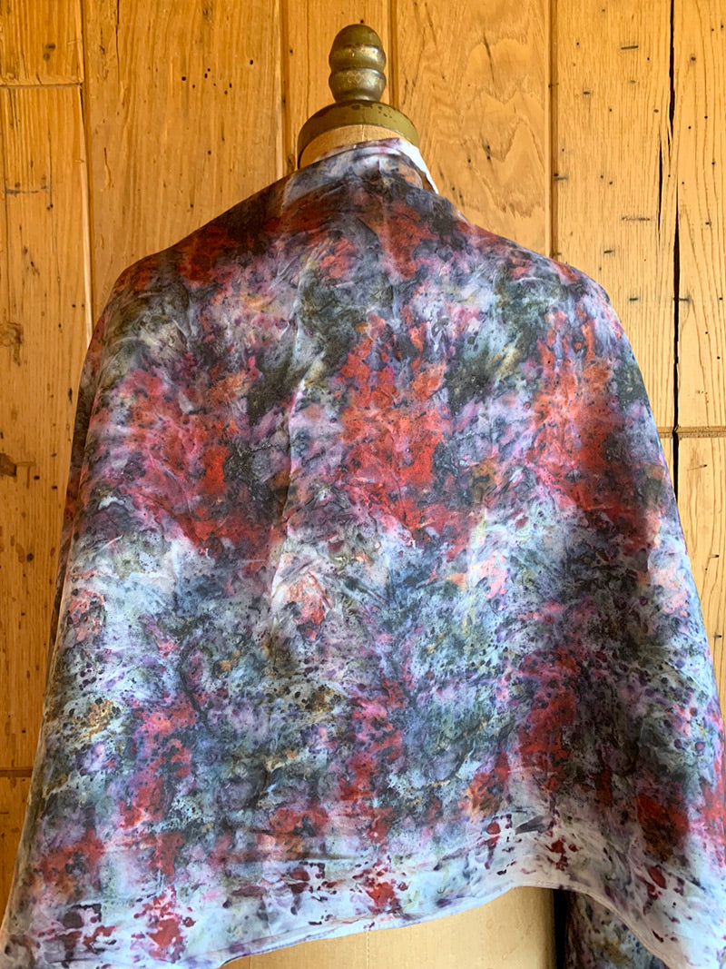 Silk Medicine Shawl - Fire Tender