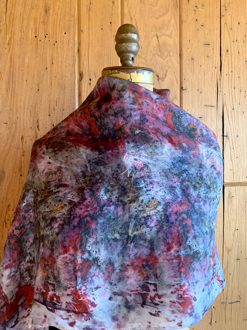 Silk Medicine Shawl - Fire Tender