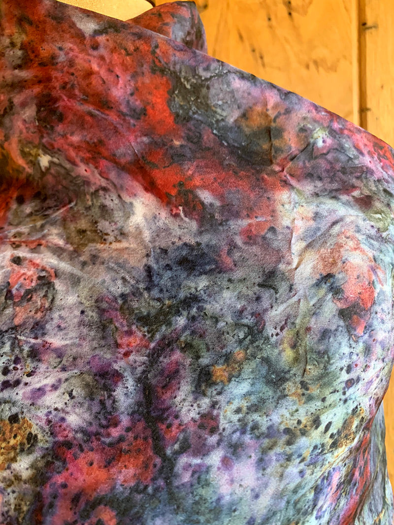 Silk Medicine Shawl - Fire Tender