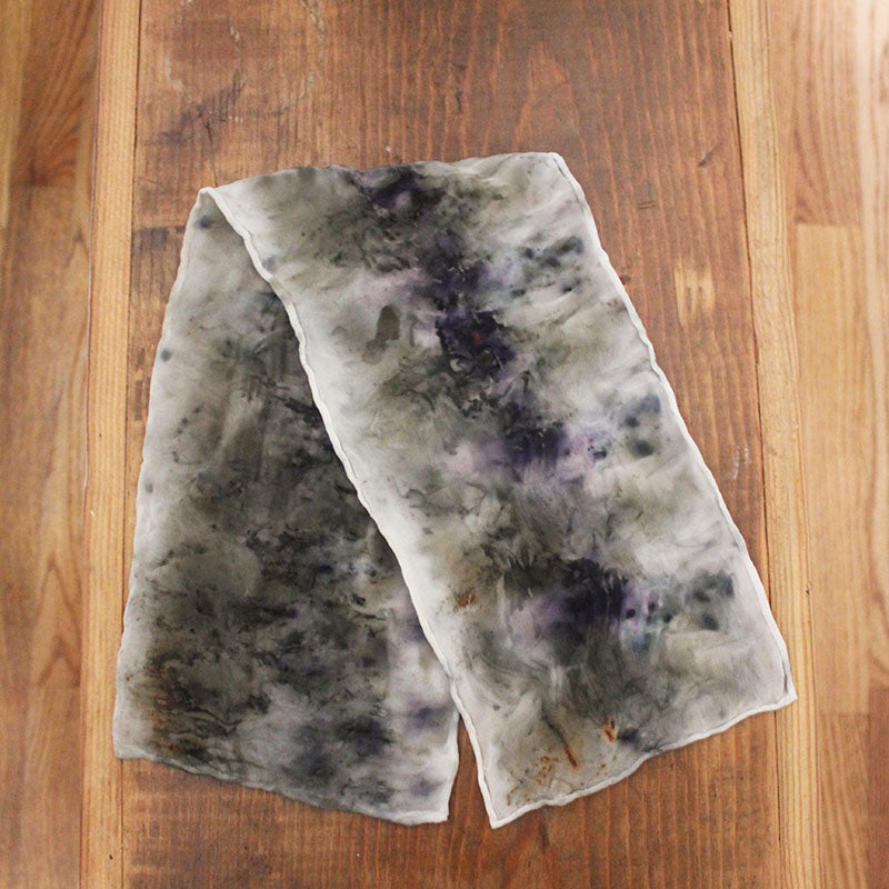 Plant Dyed Silk Neck Tie - Mugwort