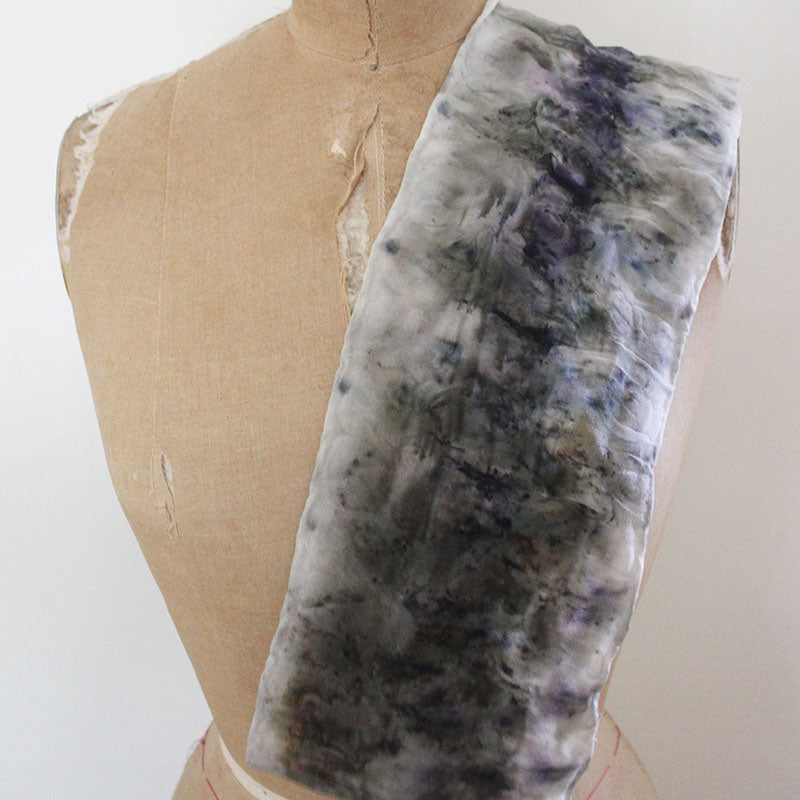 Plant Dyed Silk Neck Tie - Mugwort