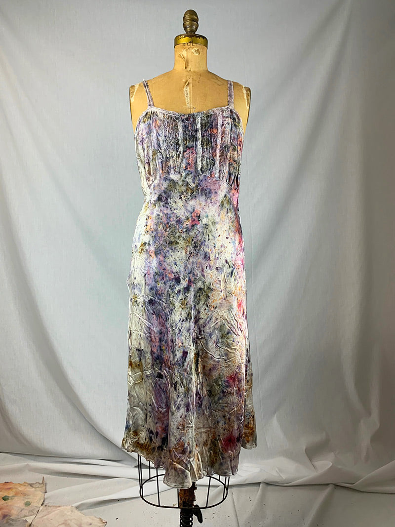 Botanically Dyed Vintage Slip Dress - Rhiannon