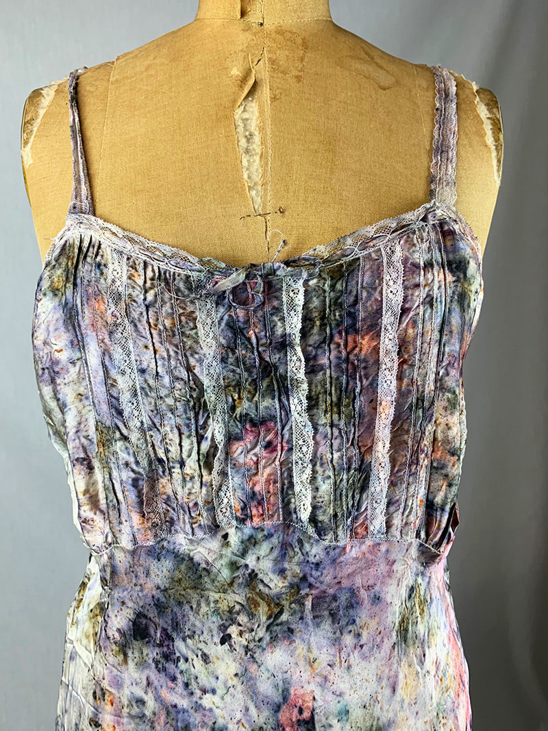 Botanically Dyed Vintage Slip Dress - Rhiannon