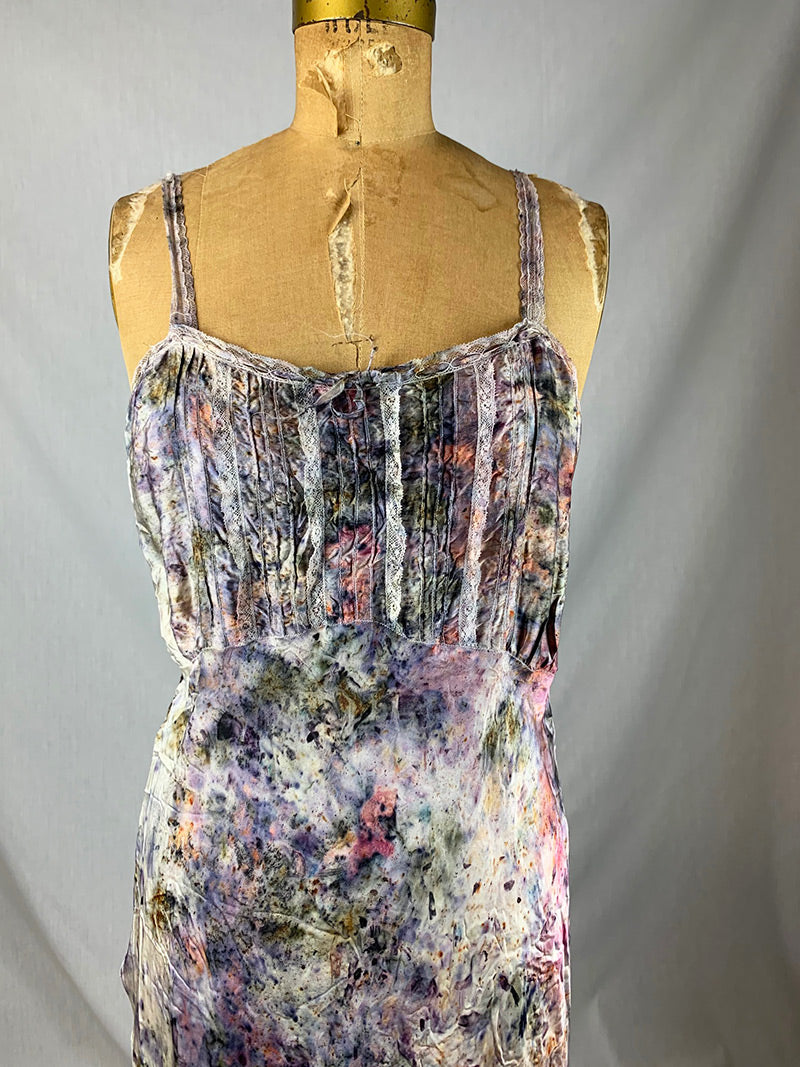 Botanically Dyed Vintage Slip Dress - Rhiannon