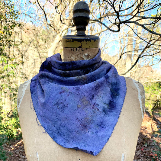 Raw Silk Bandana - divine crown