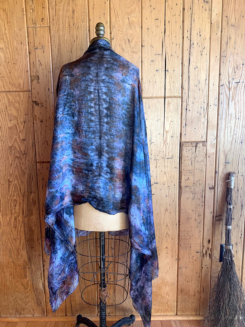 Plant Infused Silk Medicine Shawl - Shedding