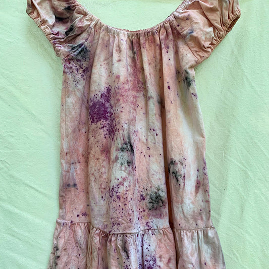 Cotton Botanically Dyed Dress - 6T - Sherbet