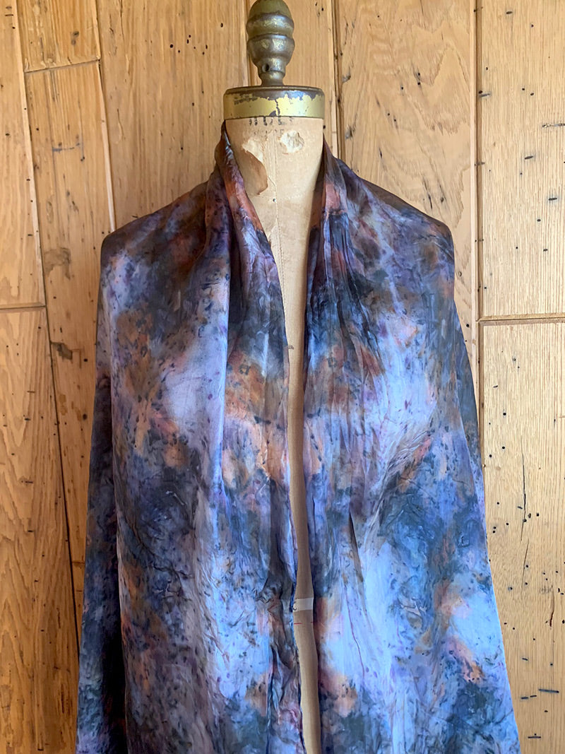 Plant Infused Silk Medicine Shawl - Shedding