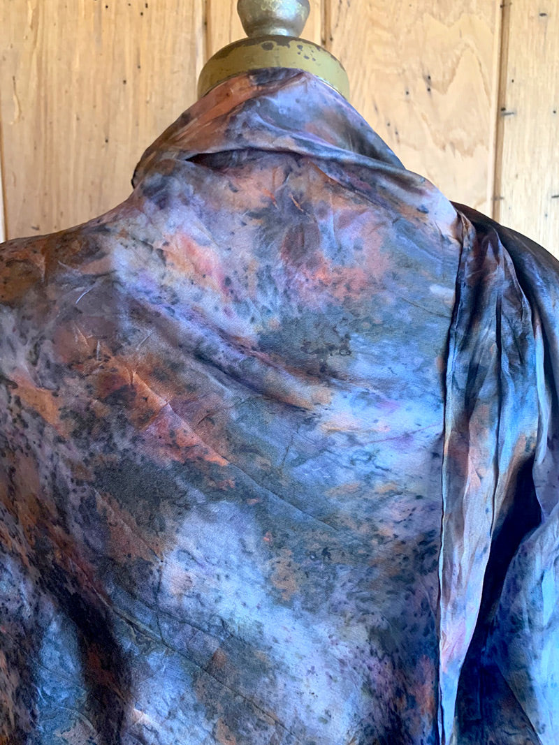 Plant Infused Silk Medicine Shawl - Shedding