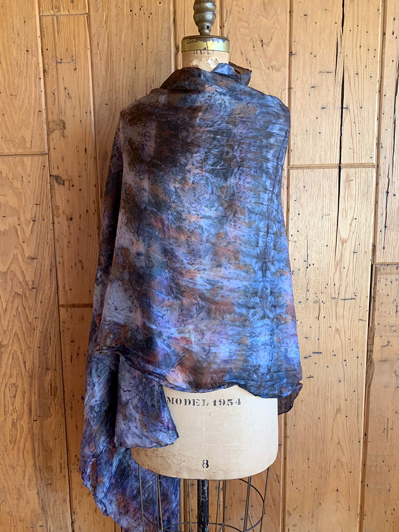 Plant Infused Silk Medicine Shawl - Shedding