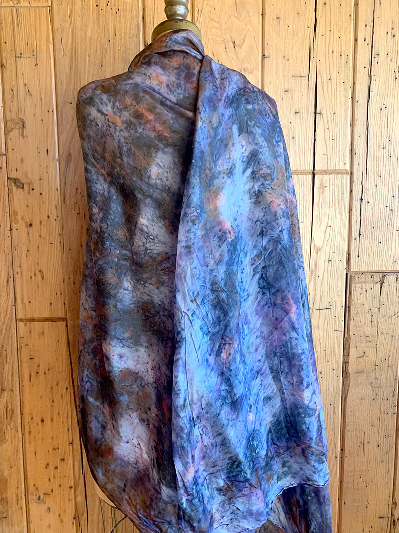 Plant Infused Silk Medicine Shawl - Shedding