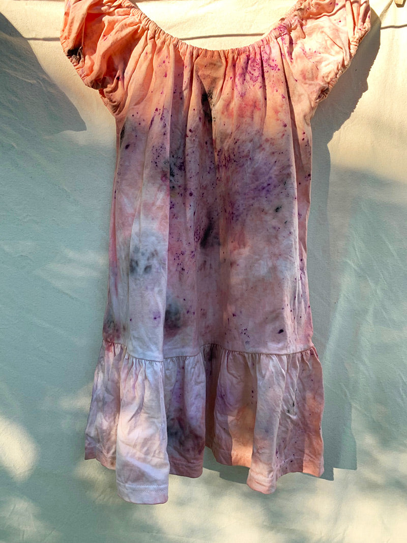 Cotton Botanically Dyed Dress - 6T - Sherbet
