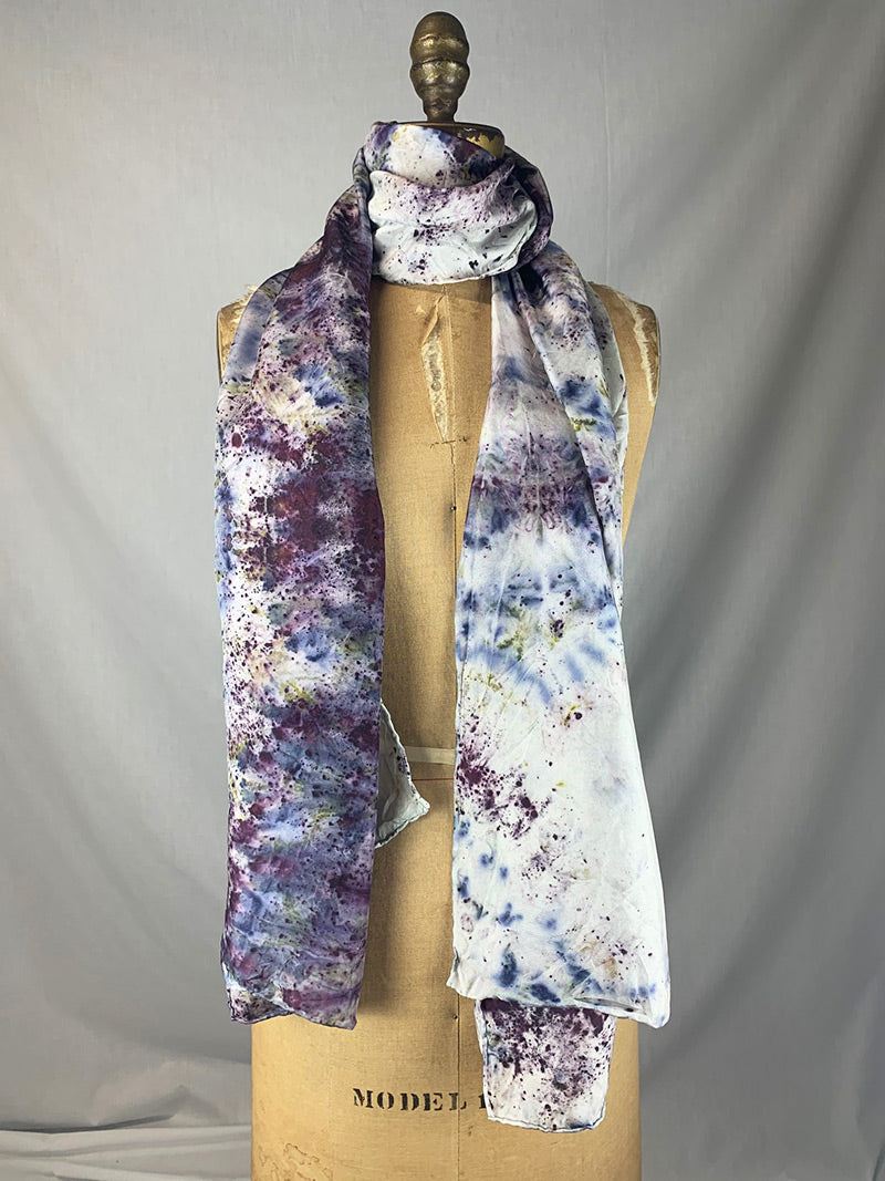 Silk Medicine Scarf - Sky + Sea Magick