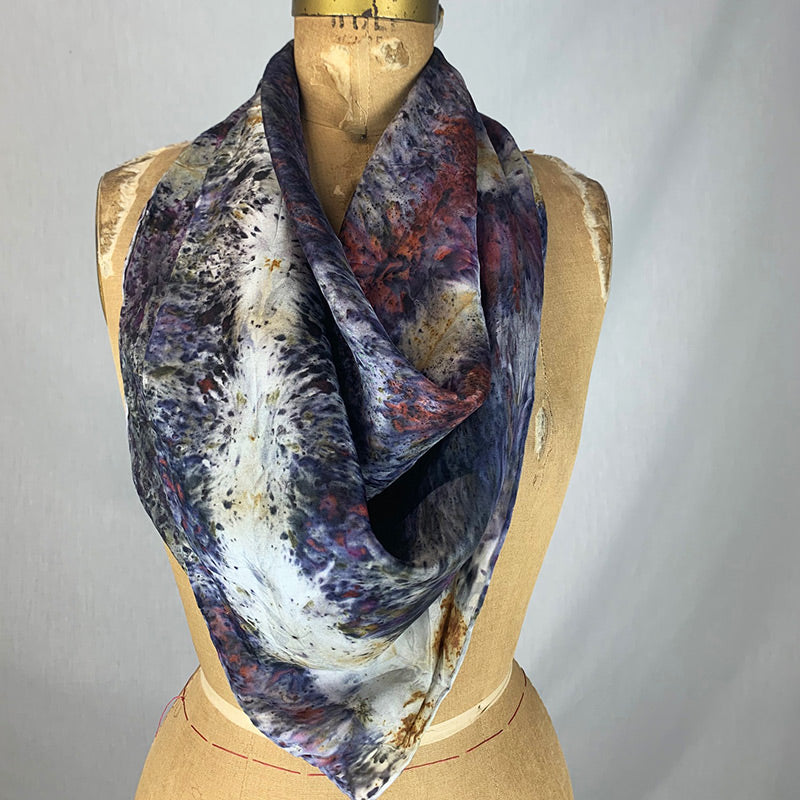 Botanically Dyed Silk Multi Function – Snake Skin