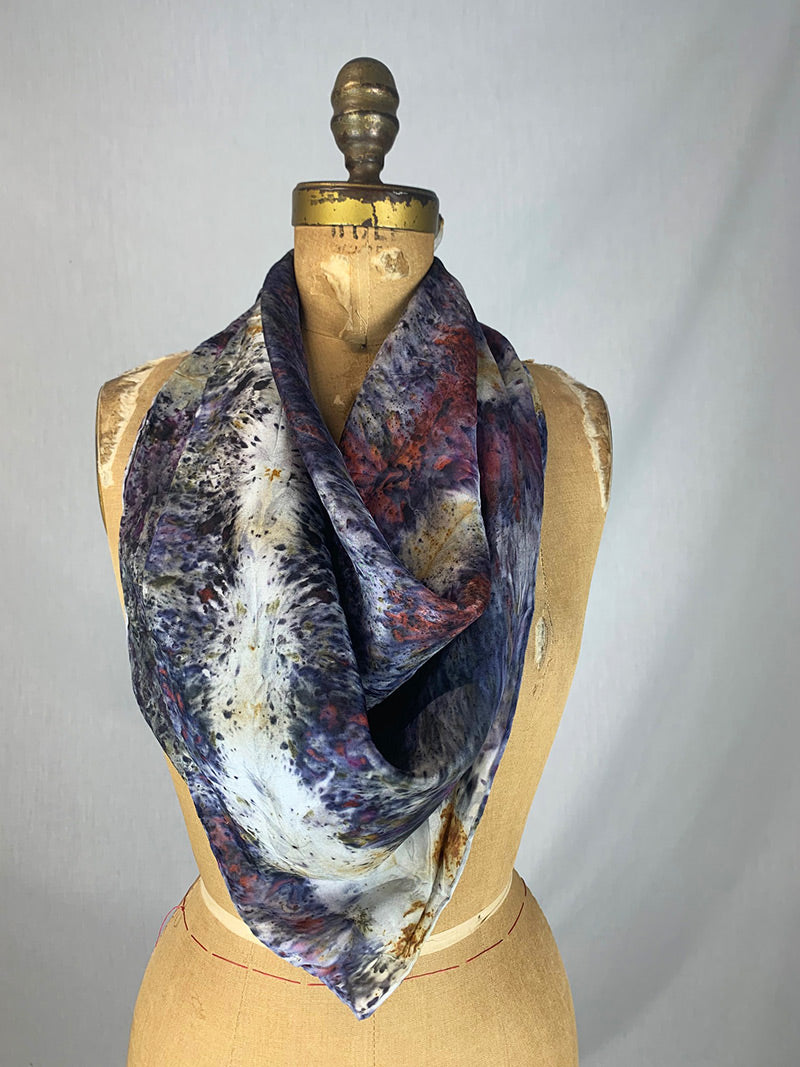 Botanically Dyed Silk Multi Function – Snake Skin