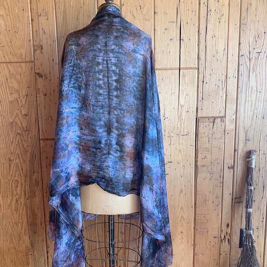 Plant Infused Silk Medicine Shawl - Shedding