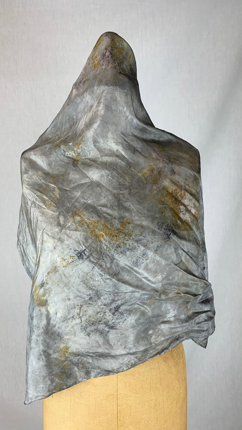 Large Silk Bandana/Altar Cloth - Thunderstorm