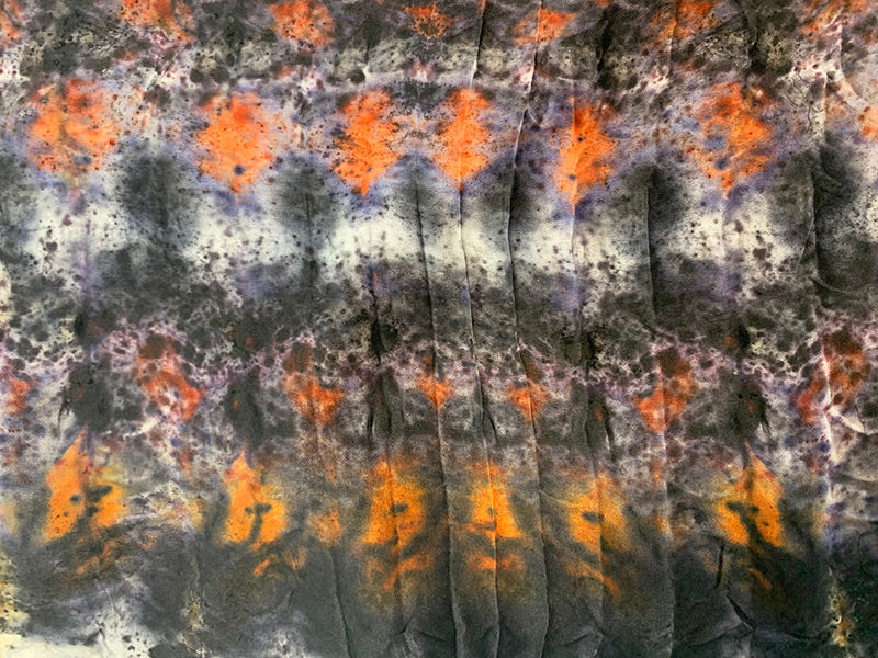 Silk Bandana / Altar Cloth - Tigers Eye