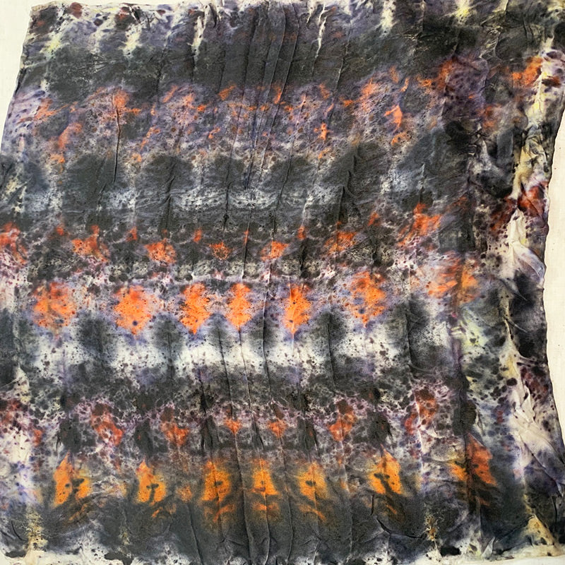 Silk Bandana / Altar Cloth - Tigers Eye