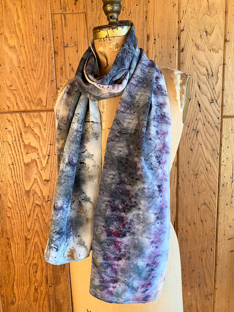 Plant Infused Silk Scarf- Light Worker