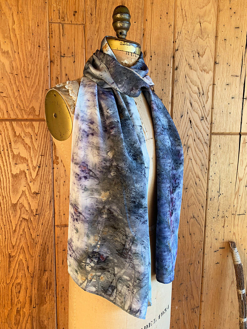Plant Infused Silk Scarf- Light Worker