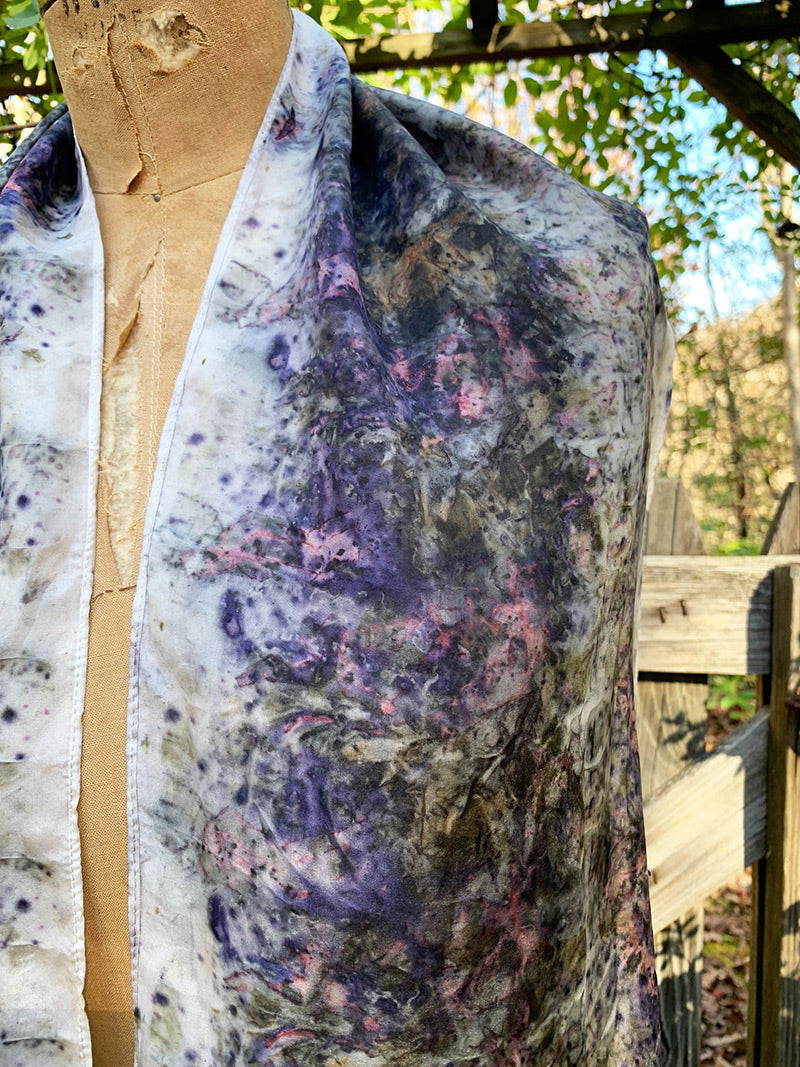 Silk Medicine Scarf - Wild Woods